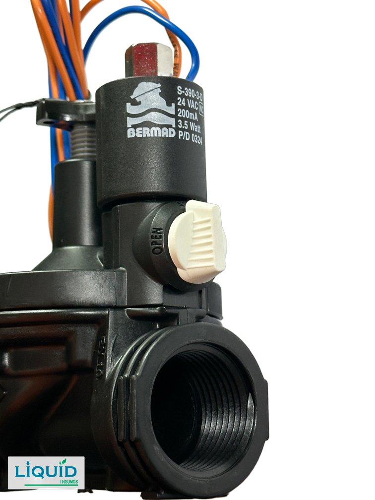 Detalle del cuerpo de electroválvula Bermad Serie 200